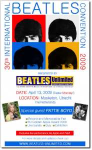 2009 '30th Beatles Unlimited Convention' Poster